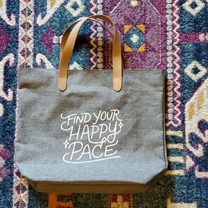 Brooks Running "Find Your Happy Pace" tote
